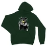 Sötétzöld Batman unisex kapucnis pulóver - Grunge