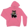 Világos rózsaszín Batman unisex kapucnis pulóver - Grunge