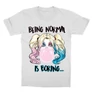 Fehér Harley Quinn gyerek rövid ujjú póló - Being Normal Is Boring