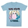 Világoskék Harley Quinn gyerek rövid ujjú póló - Being Normal Is Boring