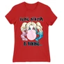 Piros Harley Quinn női rövid ujjú póló - Being Normal Is Boring