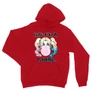 Piros Harley Quinn unisex kapucnis pulóver - Being Normal Is Boring