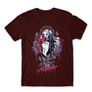 Kép 5/24 - Bordó Harley Quinn férfi rövid ujjú póló - Graffiti
