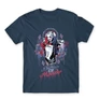 Denim Harley Quinn férfi rövid ujjú póló - Graffiti