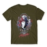 Kép 11/24 - Khaki Harley Quinn férfi rövid ujjú póló - Graffiti