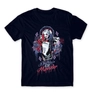Kép 16/24 - Sötétkék Harley Quinn férfi rövid ujjú póló - Graffiti