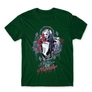 Kép 19/24 - Sötétzöld Harley Quinn férfi rövid ujjú póló - Graffiti