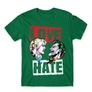 Kép 24/24 - Zöld Harley Quinn férfi rövid ujjú póló - Joker and Harley love