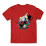 Kép 15/25 - Piros Harley Quinn férfi rövid ujjú póló - Puddin'