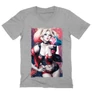 Sportszürke Harley Quinn férfi V-nyakú póló - Sexy Harley Quinn