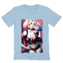 Kép 11/12 - Világoskék Harley Quinn férfi V-nyakú póló - Sexy Harley Quinn