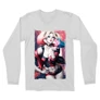 Fehér Harley Quinn férfi hosszú ujjú póló - Sexy Harley Quinn