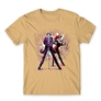 Kép 11/25 - Homok Harley Quinn férfi rövid ujjú póló - Joker and Harley splash