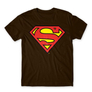 Kép 4/25 - Barna Superman - férfi rövid ujjú póló - Classic Logó