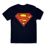 Sötétkék Superman - férfi rövid ujjú póló - Classic Logó