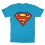 Atollkék Superman - gyerek rövid ujjú póló - Classic Logó