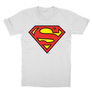 Kép 3/14 - Fehér Superman - gyerek rövid ujjú póló - Classic Logó