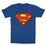 Kép 5/14 - Királykék Superman - gyerek rövid ujjú póló - Classic Logó