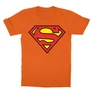 Narancs Superman - gyerek rövid ujjú póló - Classic Logó