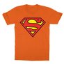 Kép 6/14 - Narancs Superman - gyerek rövid ujjú póló - Classic Logó