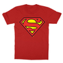 Kép 8/14 - Piros Superman - gyerek rövid ujjú póló - Classic Logó