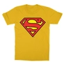 Kép 9/14 - Sárga Superman - gyerek rövid ujjú póló - Classic Logó