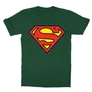 Sötétzöld Superman - gyerek rövid ujjú póló - Classic Logó