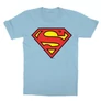 Világoskék Superman - gyerek rövid ujjú póló - Classic Logó