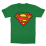 Kép 13/14 - Zöld Superman - gyerek rövid ujjú póló - Classic Logó