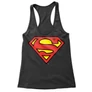 Fekete Superman - női trikó - Classic Logó