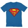 Kép 3/11 - Királykék Superman - férfi V-nyakú póló - Classic Logó