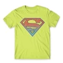 Almazöld Superman férfi rövid ujjú póló - Superman gradient logo