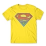 Citromsárga Superman férfi rövid ujjú póló - Superman gradient logo