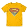 Sárga Superman férfi rövid ujjú póló - Superman gradient logo