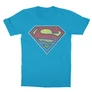 Atollkék Superman gyerek rövid ujjú póló - Superman gradient logo