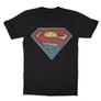 Fekete Superman gyerek rövid ujjú póló - Superman gradient logo