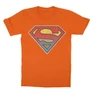 Narancs Superman gyerek rövid ujjú póló - Superman gradient logo