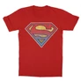 Piros Superman gyerek rövid ujjú póló - Superman gradient logo