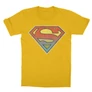 Sárga Superman gyerek rövid ujjú póló - Superman gradient logo