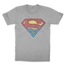 Sportszürke Superman gyerek rövid ujjú póló - Superman gradient logo