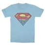 Világoskék Superman gyerek rövid ujjú póló - Superman gradient logo