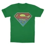 Zöld Superman gyerek rövid ujjú póló - Superman gradient logo