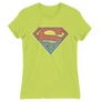 Almazöld Superman női rövid ujjú póló - Superman gradient logo