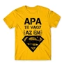 Sárga Apa te vagy az én Superman-em - férfi rövid ujjú póló