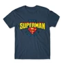 Denim Dad is my Superman - DC Comics - férfi rövid ujjú póló