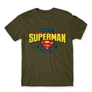 Khaki Dad is my Superman - DC Comics - férfi rövid ujjú póló