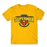Sárga Dad is my Superman - DC Comics - férfi rövid ujjú póló