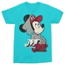Atollkék Mickey egér férfi rövid ujjú póló - Mickey Mouse Hip-Hop