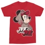 Piros Mickey egér férfi rövid ujjú póló - Mickey Mouse Hip-Hop