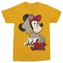 Sárga Mickey egér férfi rövid ujjú póló - Mickey Mouse Hip-Hop